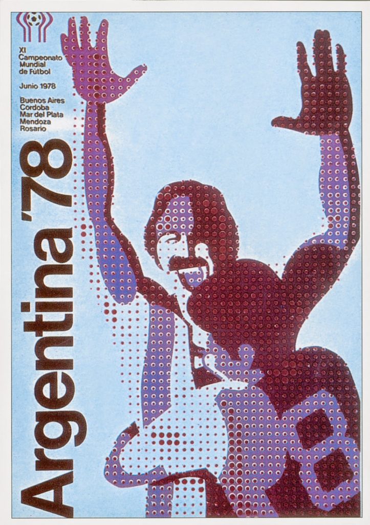 Poster Coupe Du Monde De Football 1982 - Équipe De France, Souvenir Vintage, Origine France